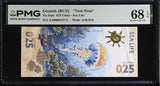 Test Note 025 Jellyfish Russia Goznak 2025 Superb Gem UNC PMG 68 EPQ