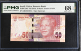 South Africa 50 Rand ND 2016 P 140 b Superb Gem UNC PMG 68 EPQ