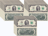 United States 2 Dollars USA 2017A P 545 Chicago IL "G" UNC LOT 25 Pcs 1/4 BUNDLE