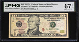 United States 10 Dollars USA 2017A P 545B A Boston Superb Gem UNC PMG 67 EPQ