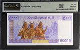 Djibouti 5000 Francs ND 2002 P 44 Superb GEM UNC PMG 69 EPQ TOP POP