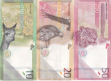 Peru Set 3 Pcs 10 20 50 Nuevos Sole 2019/2021 P 196 197 198 UNC