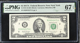 United States 2 Dollars Usa 2017A P 545 B new York Superb Gem PMG 67 EPQ