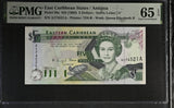 East Caribbean States 5 Dollars ND 1993 P 26 a Gem UNC PMG 65 EPQ