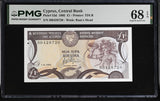 Cyprus 1 Pound 1995 P 53 d Superb Gem UNC PMG 68 EPQ