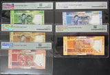 South Africa Set 5; 10-200 Rands ND 2018 P 146 Superb Gem UNC PMG 65 66 67 EPQ