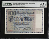 Germany 100 Mark 1922 P S923 Gem UNC PMG 65 EPQ
