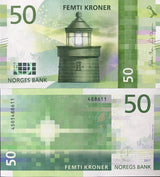 Norway 50 Kroner 2017 P 53 UNC