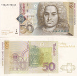 Germany Federal Republic 50 Deutsche Mark 1996 P 45 YA Replacement UNC