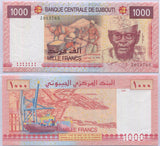 Djibouti 1000 Francs 2005 P 42 Replacement Z prefix UNC , Camel
