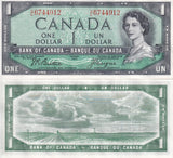 Canada 1 Dollar 1954 P 74 a OTTAWA UNC