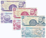 Nicaragua SET 3 Pcs 1 5 25 centavo 1991 P 167 P 168 P 170 UNC