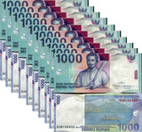 Indonesia 1000 Rupiah 2013 / 2000 P 141 LOT 10 UNC