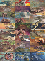 Jurassic Bank Set 28 Pcs 3 - 35 Din 2015-2017 Polymer Dinosaurs Fantasy