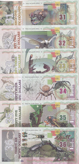 Pacific Ocean set 6, 31 32 33 34 35 36 Dollars 2018 Fantasy