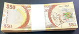 Guyana 50 Dollars ND 2016 P 41 Commemorative UNC LOT 100 Pcs 1 Bundle