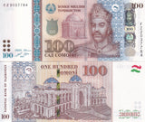 Tajikistan 100 Somoni 2021 P 28 FZ Prefix REPLACEMENT Navruz palace UNC