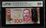 New Zealand 100 Dollars 2016 P 195 a Superb Gem UNC PMG 68 EPQ