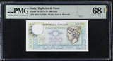 Italy 500 Lire 1974-1979 P 94 Superb Gem UNC PMG 68 EPQ TOP POP