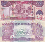 Somaliland 1000 Shillings 2011 P 20 a UNC LOT 10 PCS