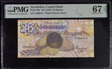 SEYCHELLES 25 Rupees ND 1983 P 29 a Superb Gem UNC PMG 67 EPQ TOP POP