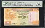 Hong Kong 1000 Dollars 1993 P 205 a HSBC Choice UNC PMG 64