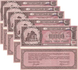 Belarus 10000 Rublei Belarus Church Charity note P PNL AUnc LOT 5 Pcs