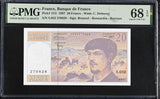 France 20 Francs 1997 P 151 i Superb Gem UNC PMG 68 EPQ TOP POP