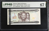 Eritrea 20 Nakfa 1997 P 4 Superb Gem UNC PMG 67 EPQ