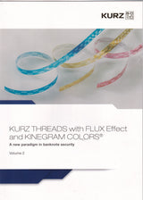 TEST NOTE set 3 ,Kurz ThreadTM ,KINEGRAM , flux Effect with Folder Volumn # 2