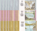 Angola Set 3 X LOT 5 = 15 UNC 5 10 100 Kwanzas 2012 / 2017 P 151A 151B P 153