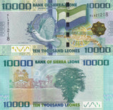 Sierra Leone 10000 Leones 2021 P 33 UNC