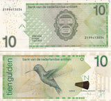 Netherlands Antilles 10 Gulden 2012 P 28 f UNC