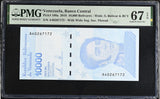 Venezuela 10000 Bolivares 2019 P 109 a Superb Gem UNC PMG 67 EPQ