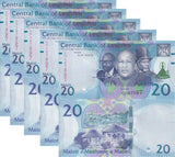 Lesotho 20 Maloti 2024 2025 P New Hybrid LOT 5 UNC