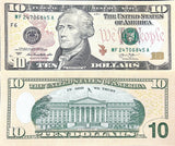United States 10 Dollars USA 2013 P 540 Atlanta GA "F" UNC