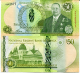 Tonga 50 Pa'anga 2015 P 48 UNC ,WITH commemorative text on back