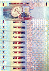 Sierra Leone 1 Leones 2022 P 34 Lot 10 Pcs UNC