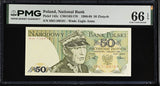 Poland 50 Zlotych 1988 P 142 c Gem UNC PMG 66 EPQ