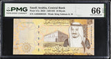 Saudi Arabia 10 Riyals 2023 P 47 a GEM UNC PMG 66 EPQ