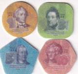 Transnistria Set 4 Coins 1 3 5 10 Rubles 2014 Plastic UNC