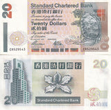 Hong Kong 20 Dollars 1997 P 285 b UNC