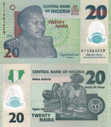 Nigeria 20 Naira 2026 P 40 Polymer UNC