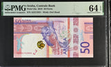 Aruba 50 Florin 2019 P 23 a Choice UNC PMG 64 EPQ