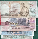 Thailand SET 5 AU-UNC 20 50 100 500 1000 Baht ND P 107 109 112 114 115 SPECIMEN
