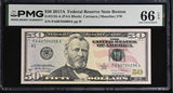 United States 50 Dollars USA 2017A P 547 A Boston Gem UNC PMG 66 EPQ