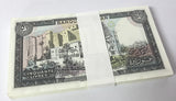 Lebanon 50 Livres 1988 P 65 d UNC Lot 25 Pcs 1/4 Bundle