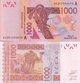 Ivory Coast West African States 1000 Francs 2024 P 115A UNC