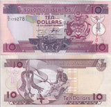 Solomon Islands 10 Dollars ND 2005-2009 P 27 Mixed Signature UNC
