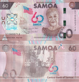 Samoa 60 Tala 2024 Commonwealth CHOGM Comm P 53 UNC With FOLDER